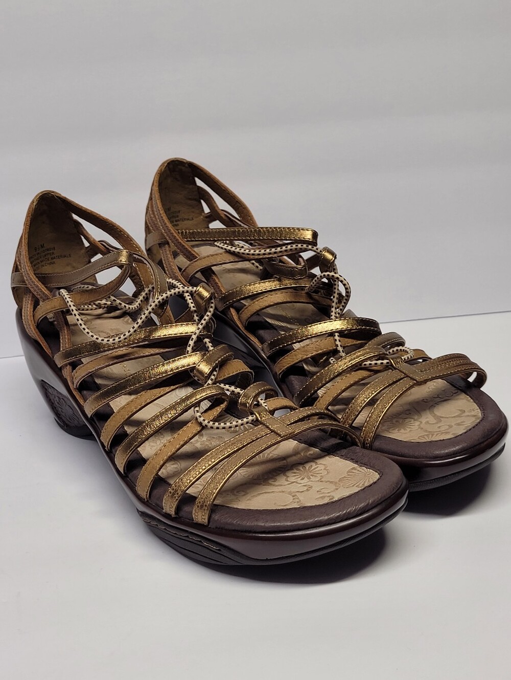 Jambu Troy Women’s Metallic Brown Strappy Sandals